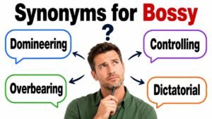 synonyms for bossy