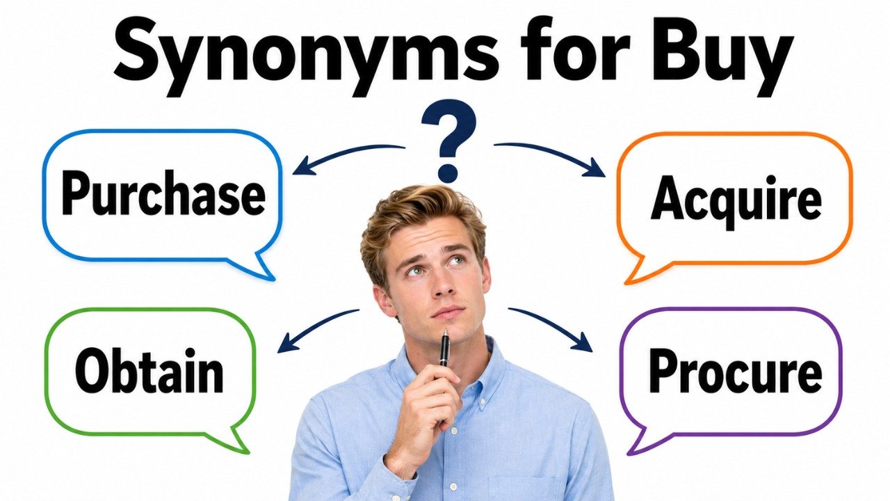 synonyms for buy