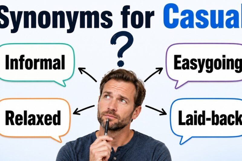 34+ Synonyms for Casual: Meanings, Uses & Word Choices