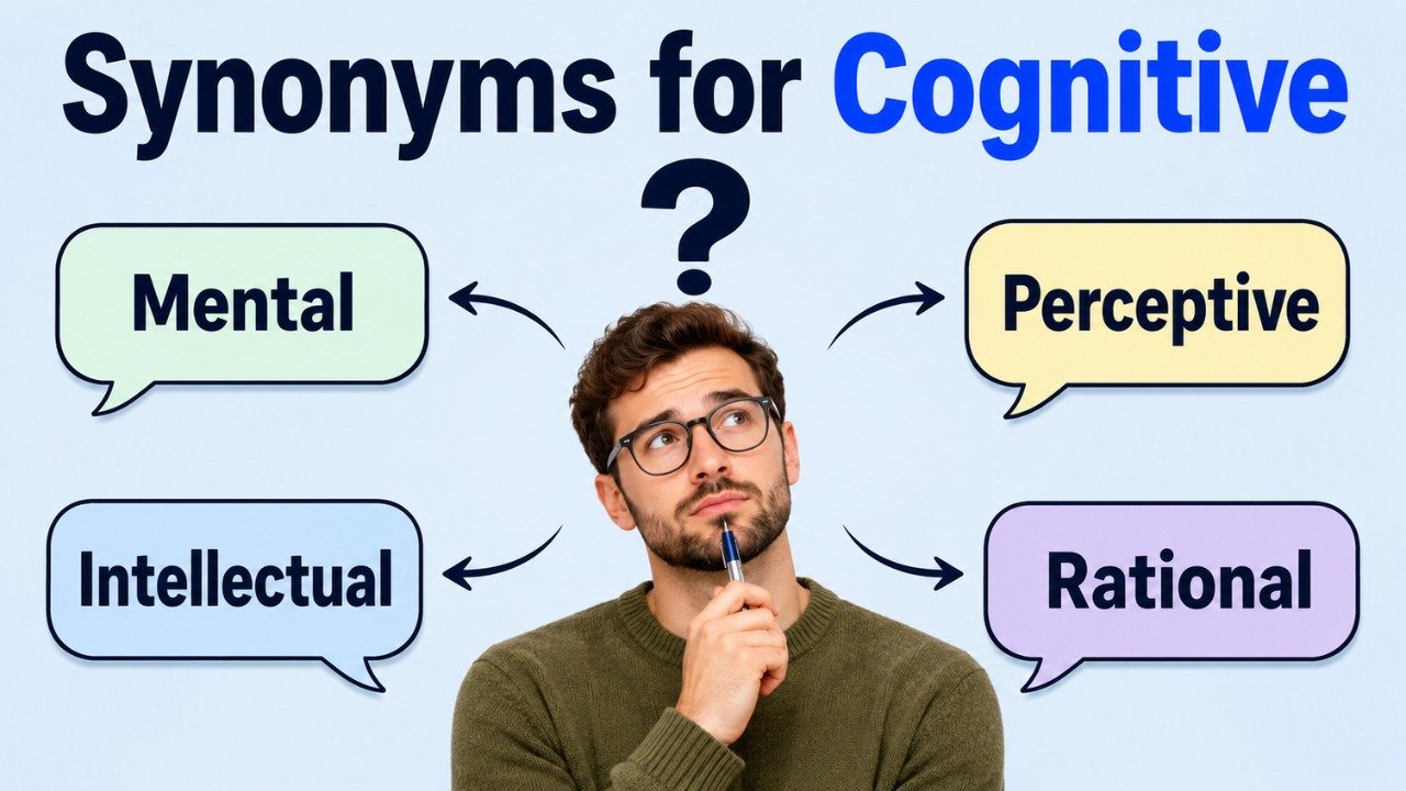 synonyms for cognitive