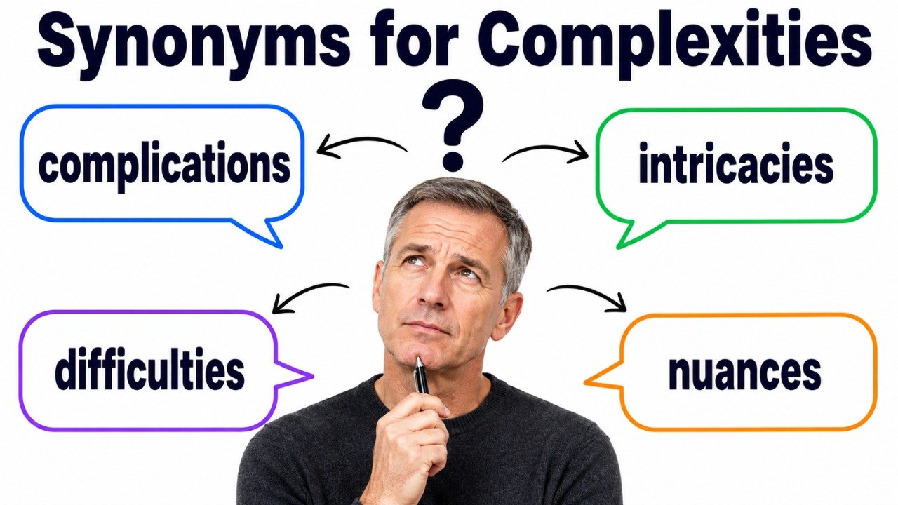 synonyms for complexities