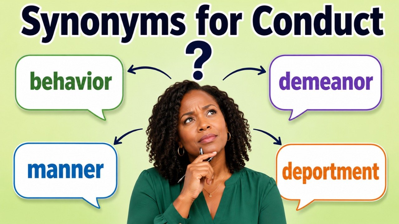 synonyms for conduct