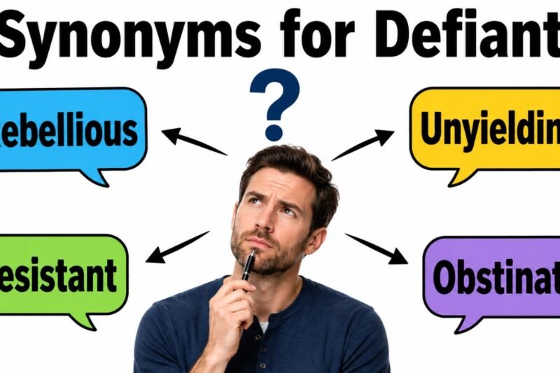 48+ Synonyms for Defiant: Meanings, Context & Clear Examples