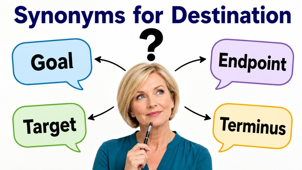 synonyms for destination