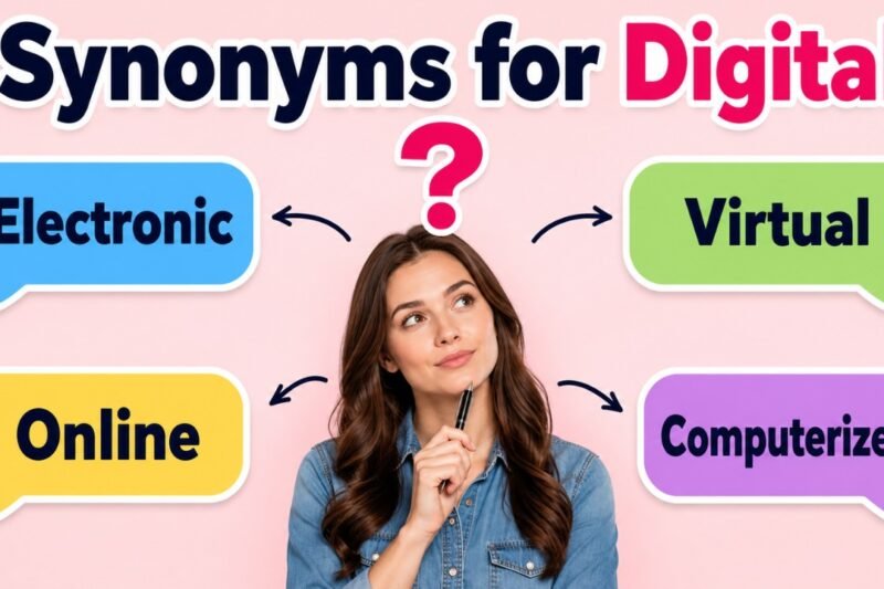 46+ Synonyms for Digital: Usage, Context & Examples