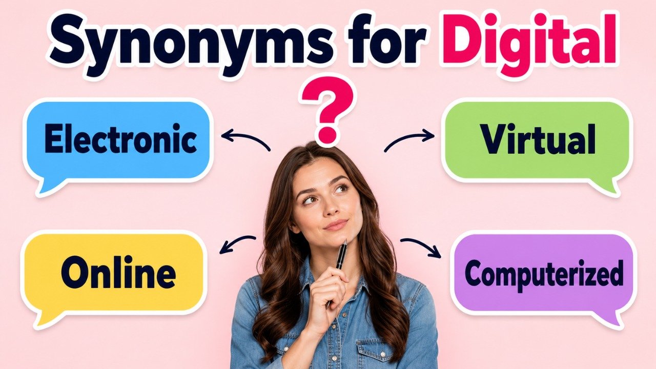 synonyms for digital