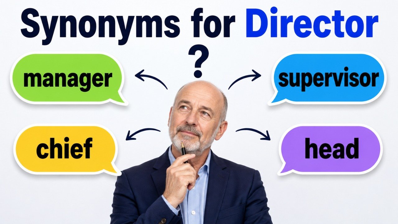 synonyms for director