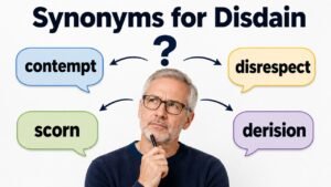 synonyms for disdain