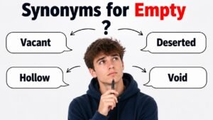 synonyms for empty