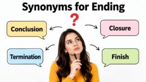 synonyms for ending
