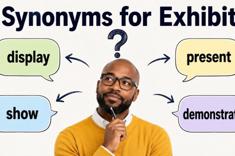 30+ Synonyms for Exhibit: Meanings, Context & Clear Examples