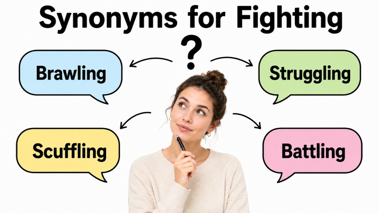 synonyms for fighting