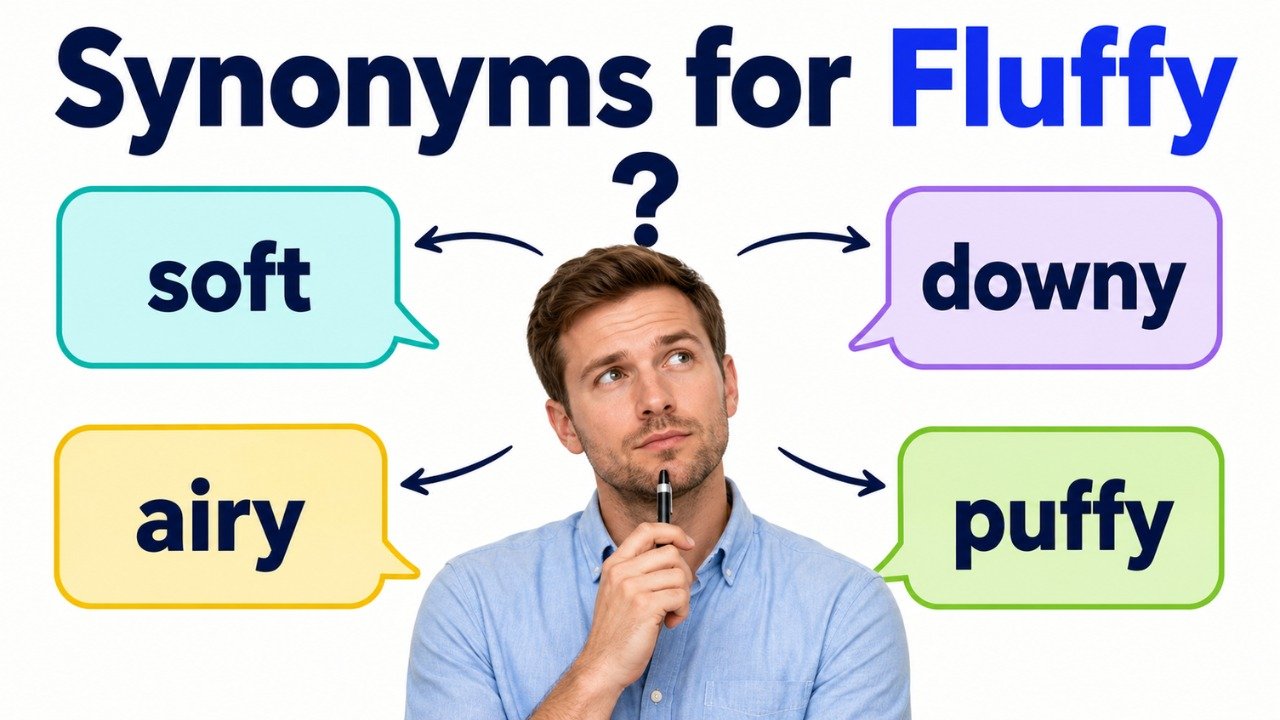 synonyms for fluffy