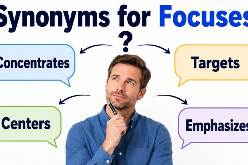 30+ Synonyms for Focuses: Meanings, Context & Clear Examples