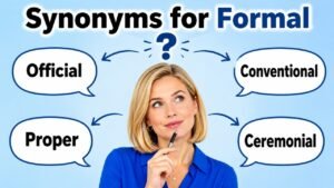 synonyms for formal