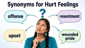synonyms for hurt feelings