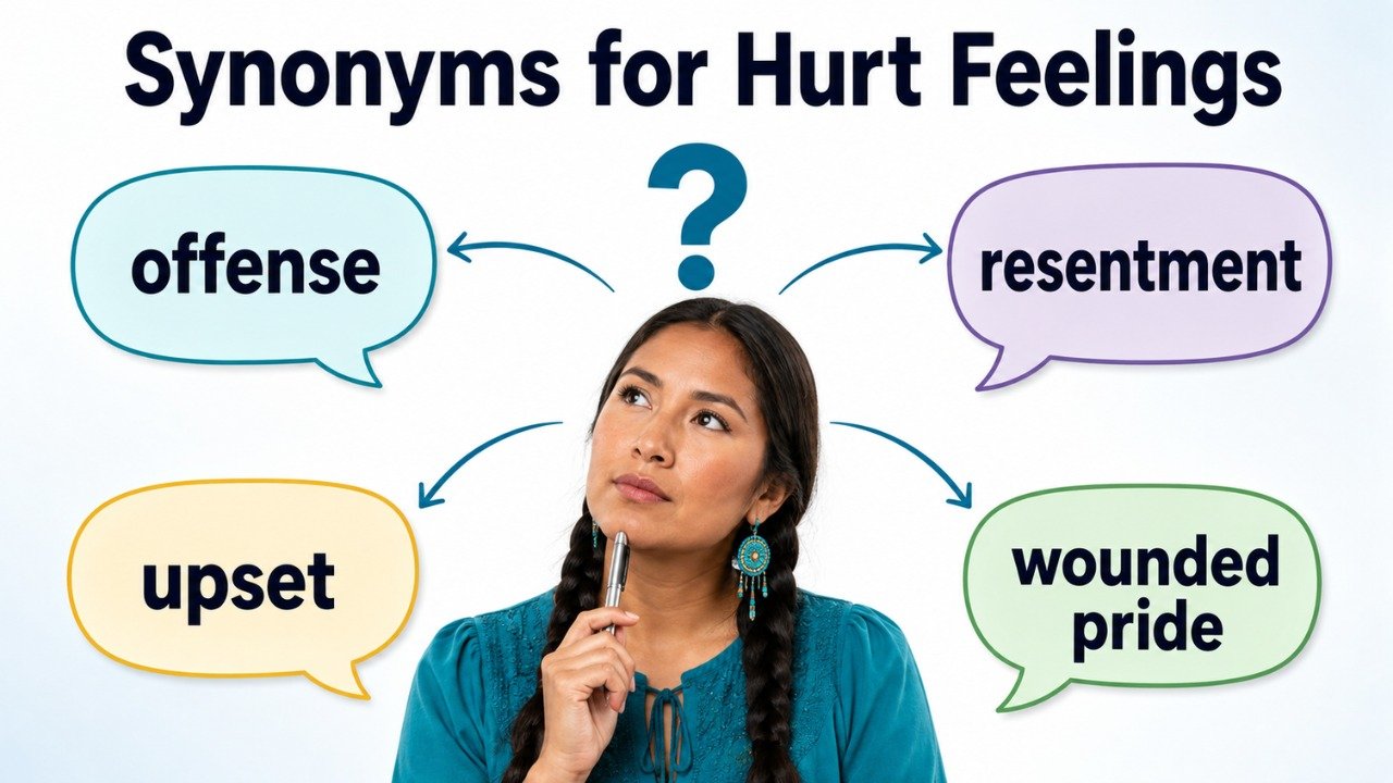 synonyms for hurt feelings