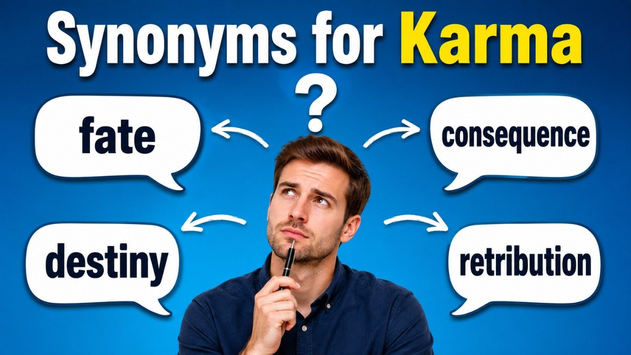 synonyms for karma