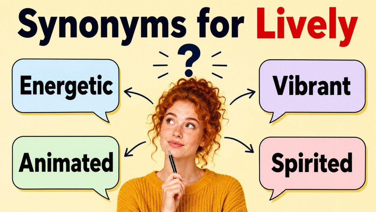 synonyms for lively