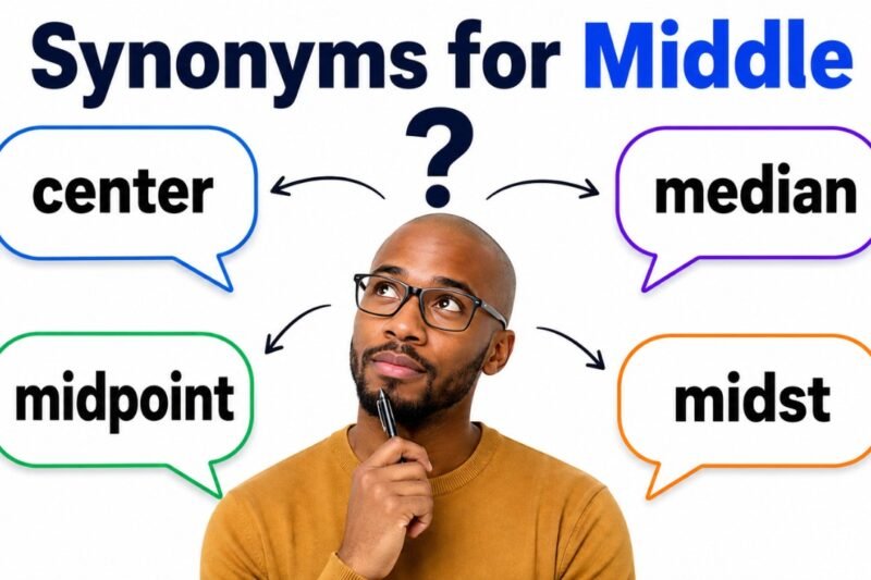 38+ Synonyms for Middle: Meanings, Context & Clear Examples