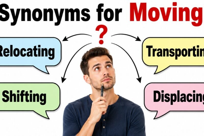 synonyms for moving