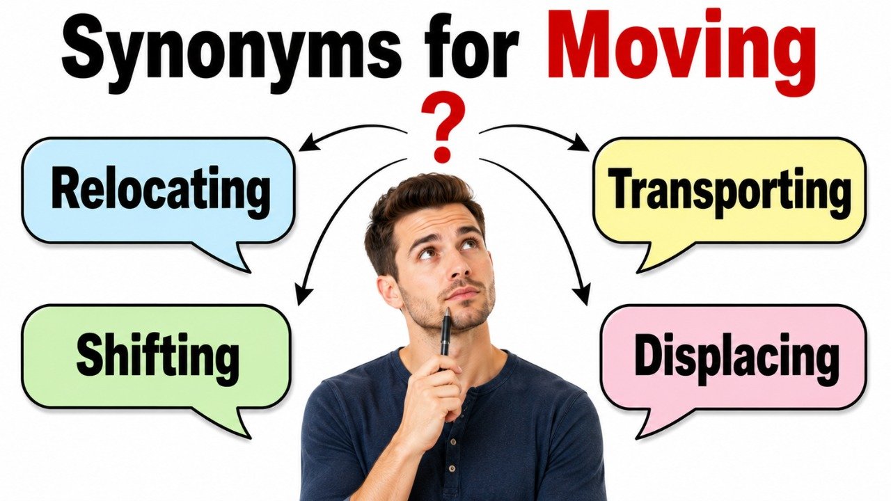 synonyms for moving