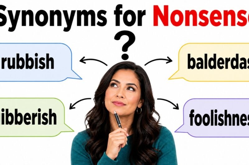 45+ Synonyms for Nonsense: Strong Word Choices & Examples
