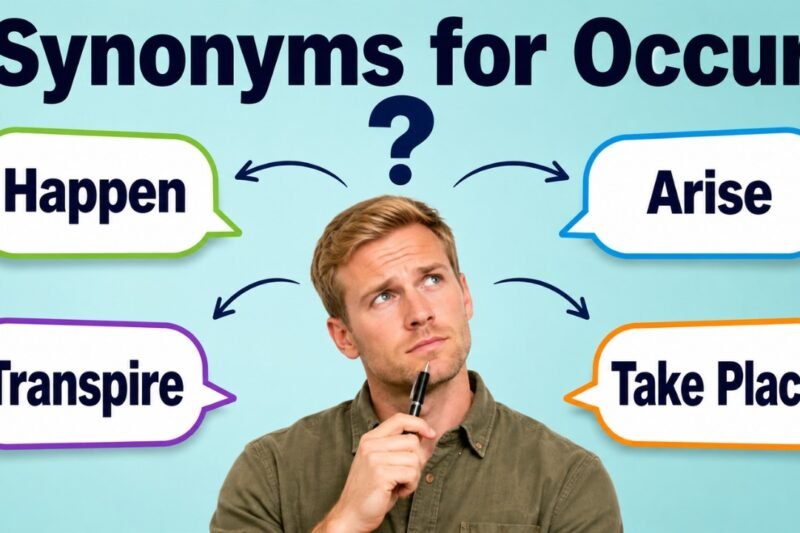 45+ Synonyms for Occur: Strong Word Choices & Examples