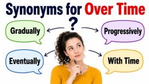 synonyms for over time