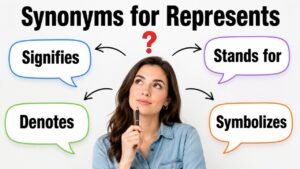 synonyms for represents