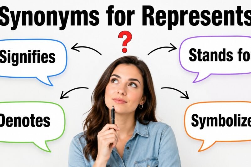 35+ Synonyms for Represents: Meaning, Examples & Best Uses