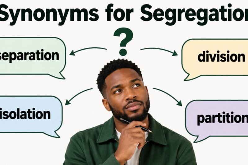 44+ Synonyms for Segregation: Meanings, Uses & Word Choices