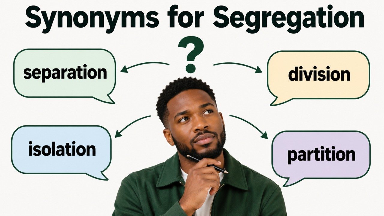 synonyms for segregation