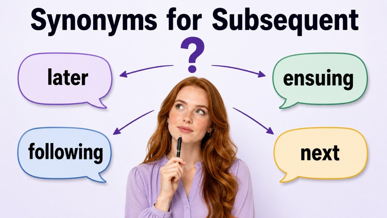synonyms for subsequent