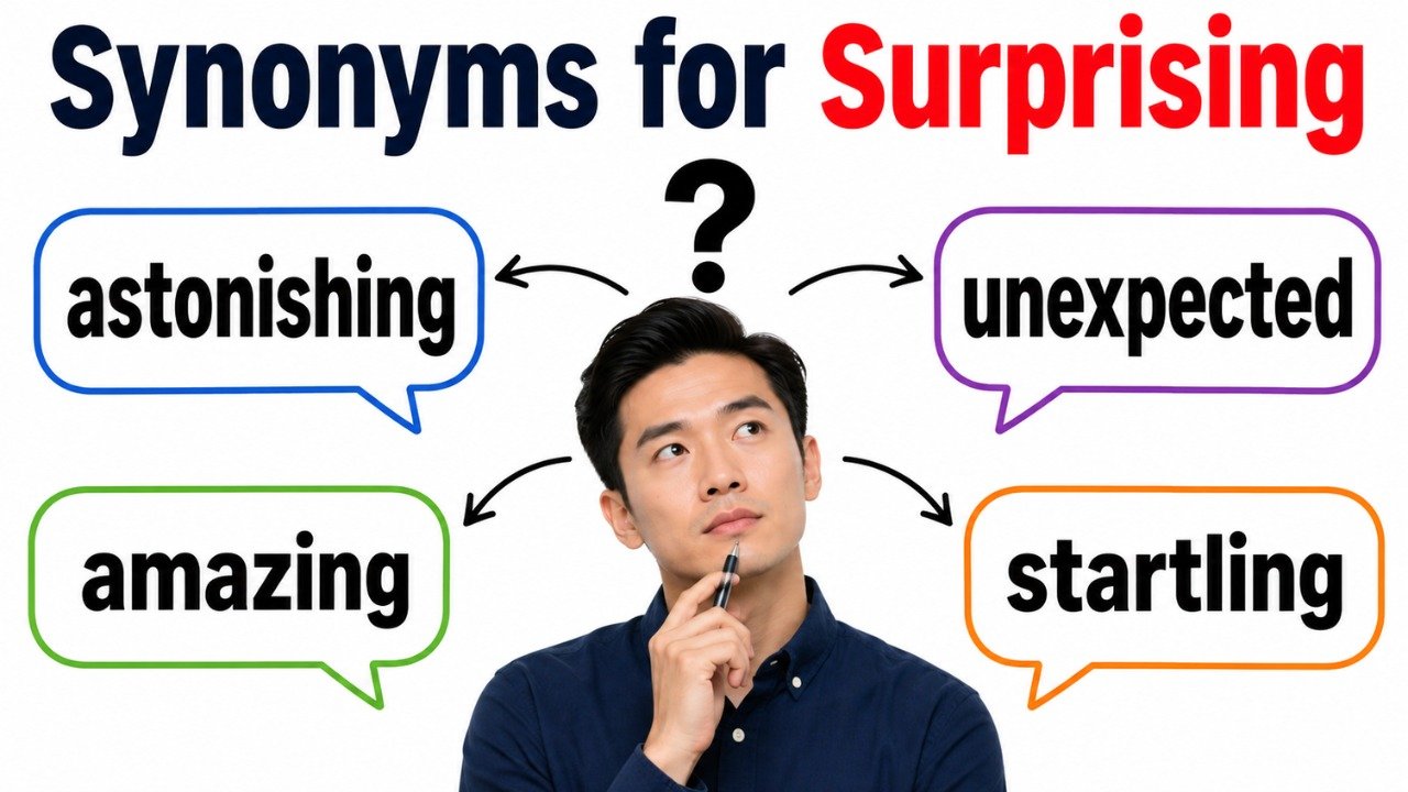synonyms for surprising