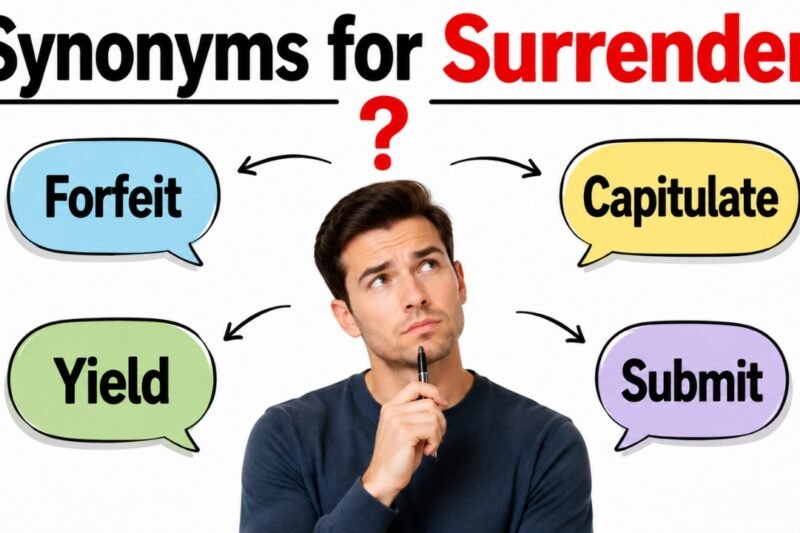 synonyms for surrender