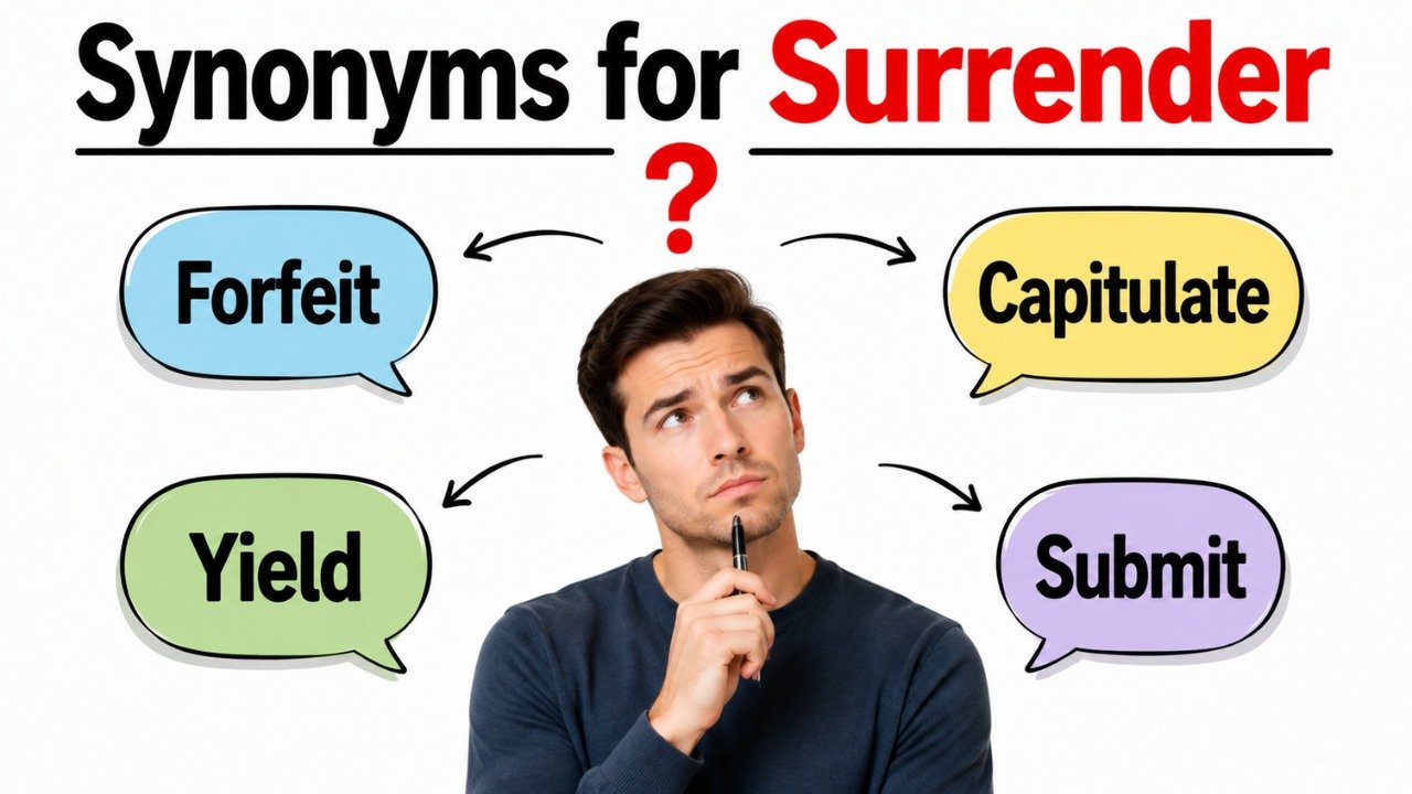 synonyms for surrender