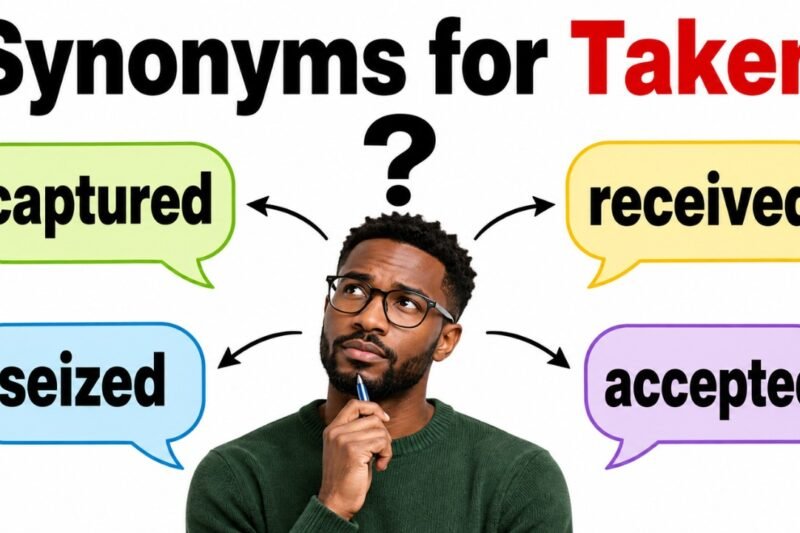 48+ Synonyms for Taken: Meanings, Context & Clear Examples
