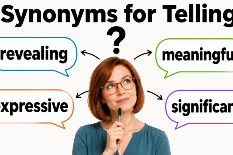 46+ Synonyms for Telling: Usage, Context & Examples