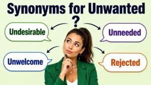 synonyms for unwanted