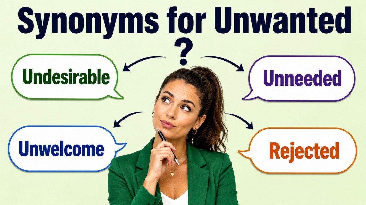 synonyms for unwanted