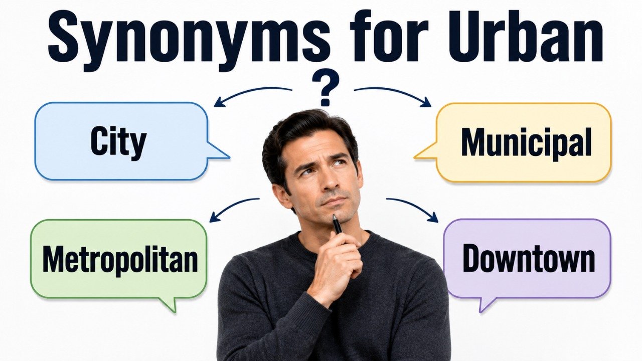 synonyms for urban