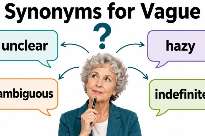 36+ Synonyms for Vague: Usage, Context & Examples