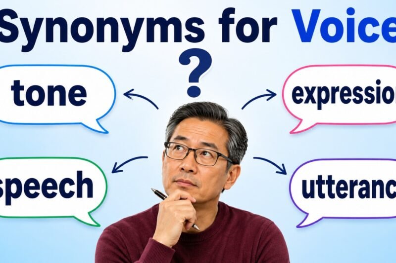 42+ Synonyms for Voice: Meaning, Examples & Best Uses
