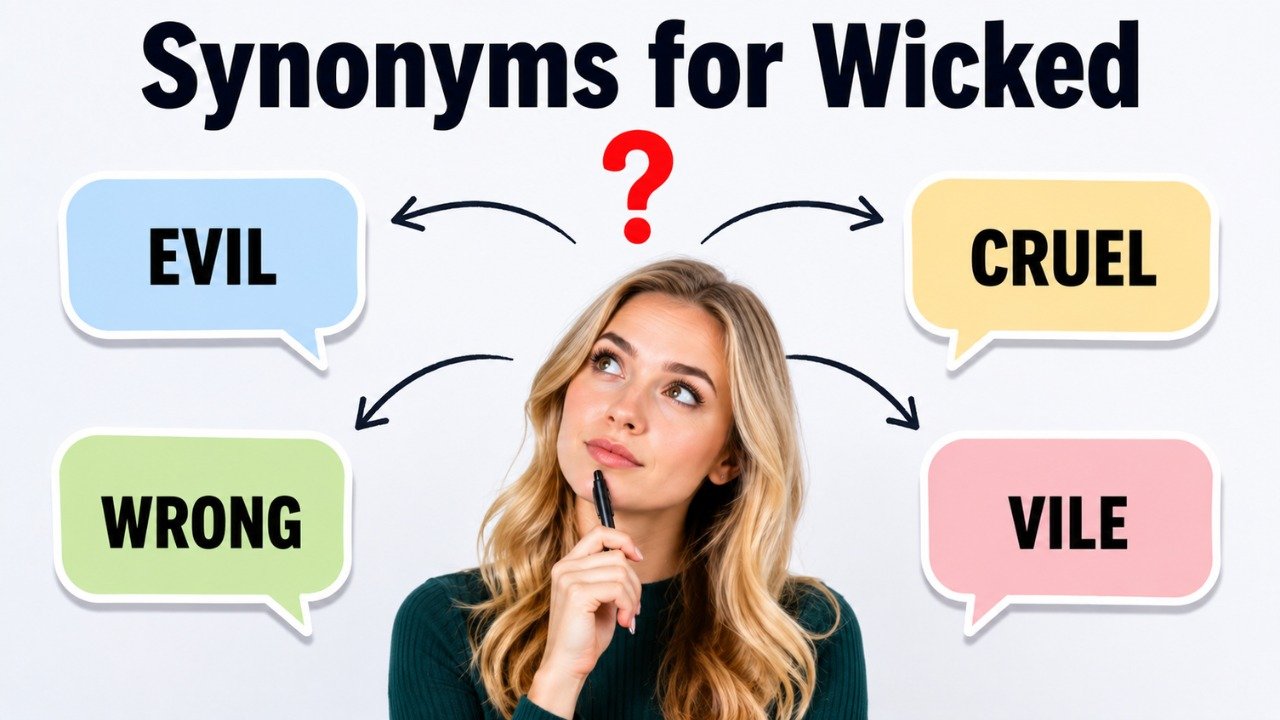 synonyms for wicked